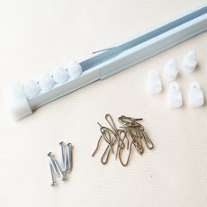 Dream Art窗簾軌道, 白色的