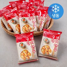 나래식품 굴림 김치만두 트레이 (냉동), 168g, 10개