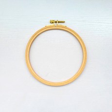 The Style 原木圓形十字繡框 15.5cm, 混色, 1個