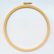 The Style 原木圓形十字繡框 28.5cm, 混色, 1個