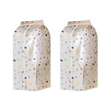 GUNU 모던 패턴 의류커버 슬림형 애니멀 60 x 30 x 110 cm, 2개, 1개입