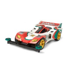 TAMIYA 田宮 Sonic Saber Prem Super-II 四驅車 19432 + Atomic Tuned 2 馬達 15486, 混合色, 1套