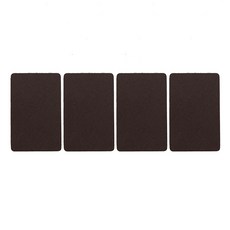 쏘컴퍼니 보수스티커 가죽 4p, 다크브라운 (CS3410)