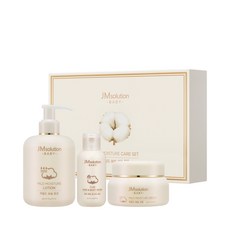 제이엠솔루션 베이비 마일드 보습 로션 250ml + 크림 180ml + 바디워시 50ml 세트, 1세트