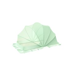 접이식 프릴 컬러 유아모기장, 그린