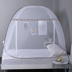 荷葉邊帳篷型蚊帳, 棕色的