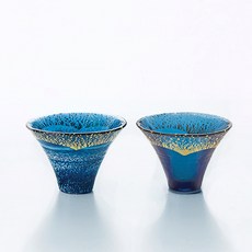TOYO-SASAKI 手工清酒杯 2p + 盒裝, 混色, 1套