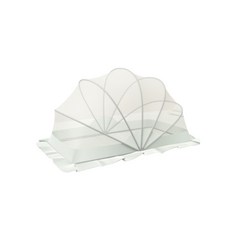 접이식 프릴 컬러 유아모기장, 그린 라이트