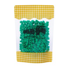 環保積木補充包 10mm 500入, 綠色