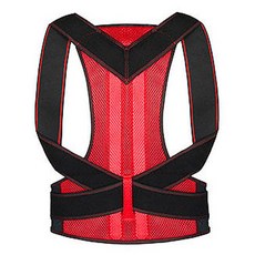 Hilio 腰背肩膀姿勢輔助帶 01 紅色, 1個