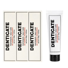 DENTICATE 日常護理牙膏, 120克, 3個