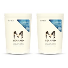 TEAMAID 茉莉花草茶包補充包, 120克, 2個