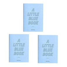 PAPERIAN Little Book 迷你日誌 3入, 藍色日計畫