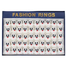 PARTYHAE 萬聖節造型LED戒指, 鬼, 50個