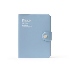 monopoly 2021笑臉日記+托盤, 天藍色