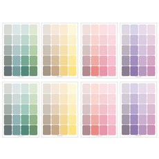 PAPERIAN 彩色索引標籤貼紙 4款 2入, 1套