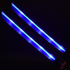 LED 忍者刀, 藍色, 2個