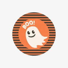 BOO 貼紙, 100個, 混合顏色