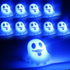 PARTYHAE 萬聖節造型LED戒指, 鬼, 10個