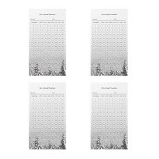 페이퍼리안 골 트랙커 100일 4p, 겨울숲