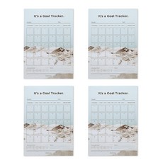 PAPERIAN 目標跟?器 30 天 A4 4p, 白山