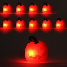 PARTYHAE 萬聖節造型LED戒指, 南瓜, 10個