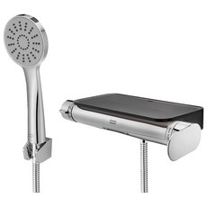 American Standard 美標 平圓浴室淋浴龍頭深灰色FB5783, 1個