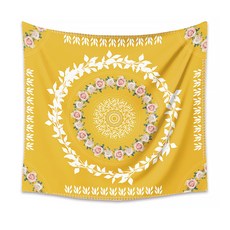 Market A 花卉圖紋掛毯, TYPE2