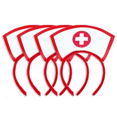 PARTYHAE 性感護士髮箍, 混合顏色, 4個