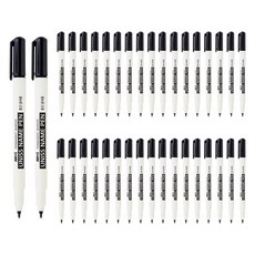 AMOS 阿摩司 UNIS 姓名筆, 黑色, 36個