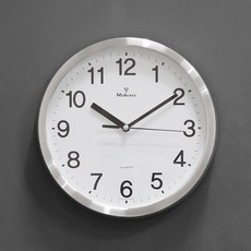 Kidari時鐘 鋁製靜音壁鐘 AL250 25cm kyos047, 混和色