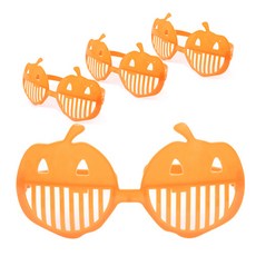 超大型萬聖節南瓜眼鏡, 混合顏色, 4個