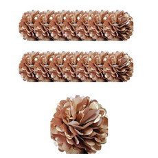 YUMS派對懸掛裝飾花球 15入, 金子