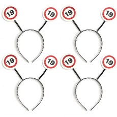 未成年19禁髮箍, 混合顏色, 4個