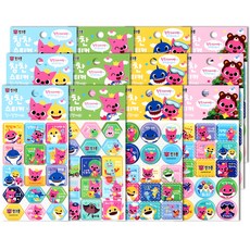 碰碰狐讚美貼紙 4款 3入, 混色, 1組