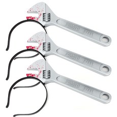 恐怖活動扳手髮箍, 混色, 3個