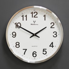 Kidari時鐘 鋁製靜音壁鐘 AL500 50cm kyos025, 混合色