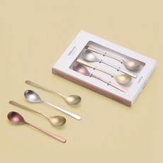 EDELKOCHEN 餐具採樣器茶匙套組 4, 緞, 1套