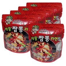 김병장전투식량 해물 짬뽕 라면밥, 120g, 5개