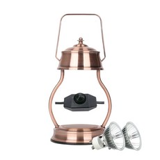 恆星光控蠟燭加熱器 + 燈泡 2 件套, 銅