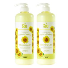 SOO [Clean Beauty] Blooming Day Rinse，一款水香氛, 1L, 2入