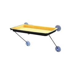 Kenu Korea吸盤式方形床貓咪吊床, 黃色