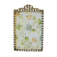 오리엔탈무드 진주 사각 사진액자, 혼합색상, 1개