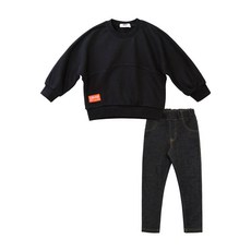 URAVI 童款長袖T恤+緊身褲組合