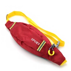 루루백 럭비공 스포츠 힙색 + 구성품 랜덤 발송, 레드, 1개