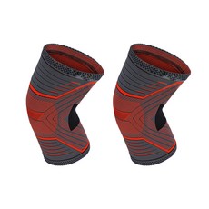 웰럽 프리미엄 모션 무릎 보호대 WL-1029 레드, 2개