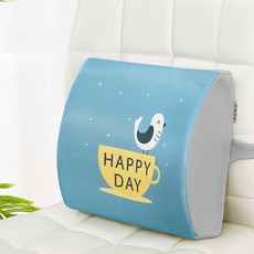 RA BYUL 印花記憶海綿腰墊, HS09