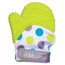 bbluv 手套式矽膠固齒器, 3個月以上, Lime