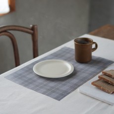 Charida 紙質餐墊 80入, No11 布紋灰, 375 x 258mm