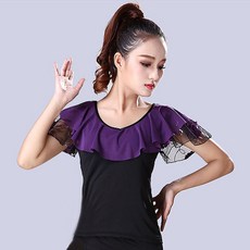 DRESSMALL 上衣肚皮舞服, 黑紫色